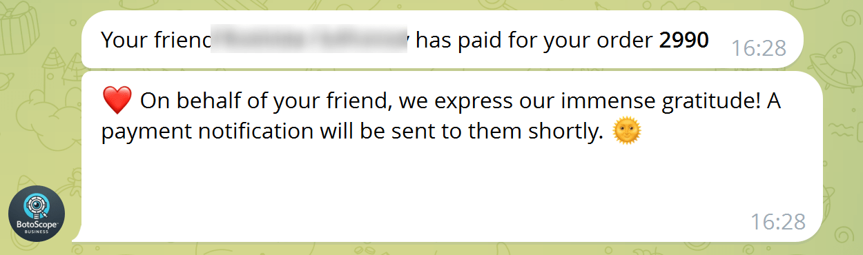 botoscope pay for me system