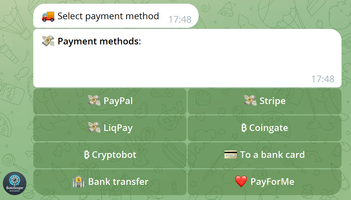botoscope payment gates