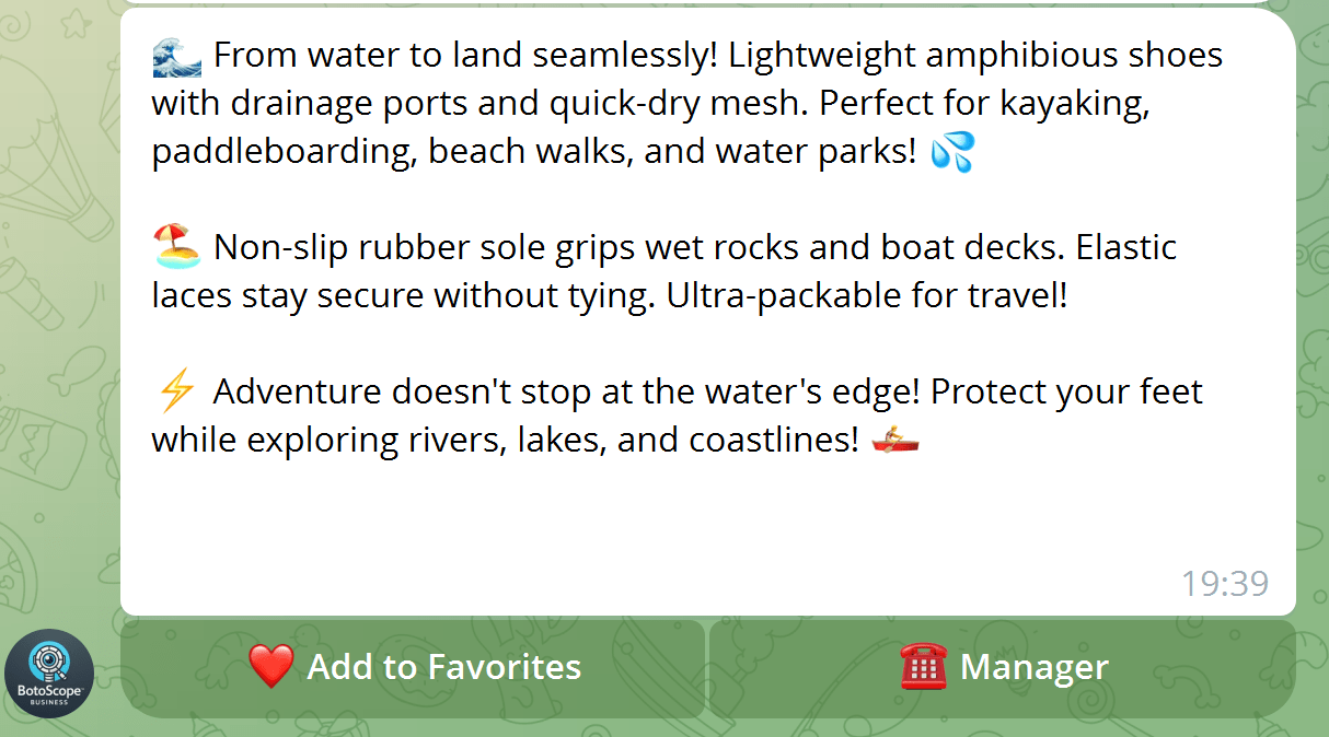 botoscope catalog mode system